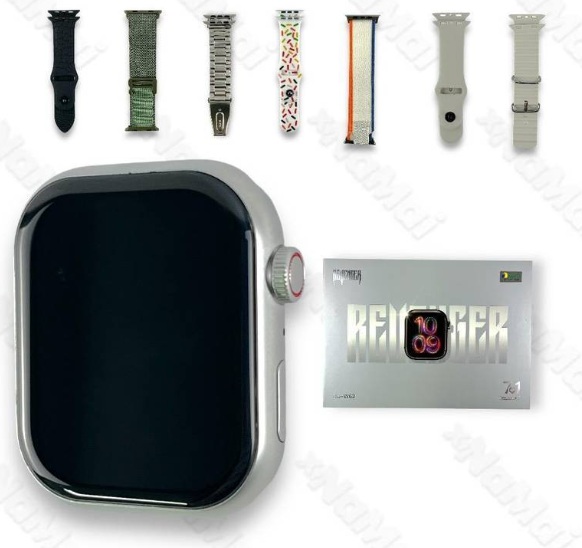 Smartwatch 49mm com 7 Pulseiras