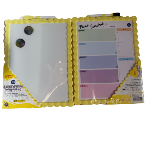 Plano Semanal pequeno 2 em 1