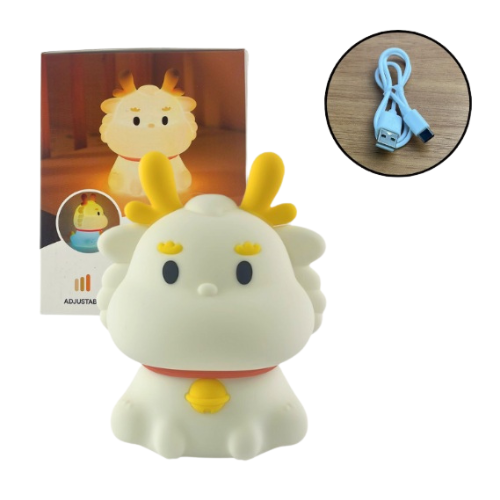 Luminária LED Dragão Silicone Touch