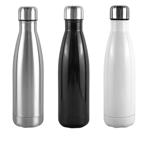 Garrafa Térmica Cromado Inox 500ml