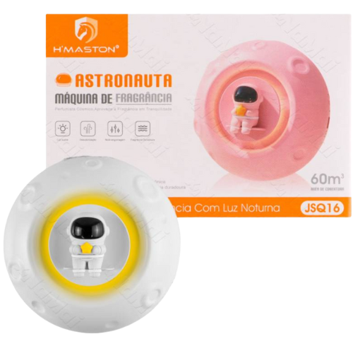 Máquina Difusor de Fragrância Astronauta com Luz Noturna 60m³