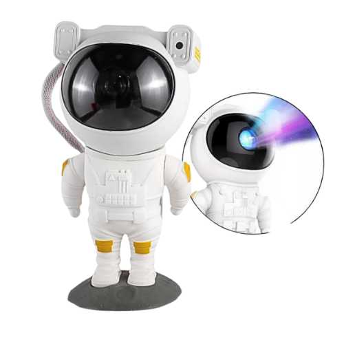 Projetor Luminária de Astronauta com Controle Remoto e Temporizador