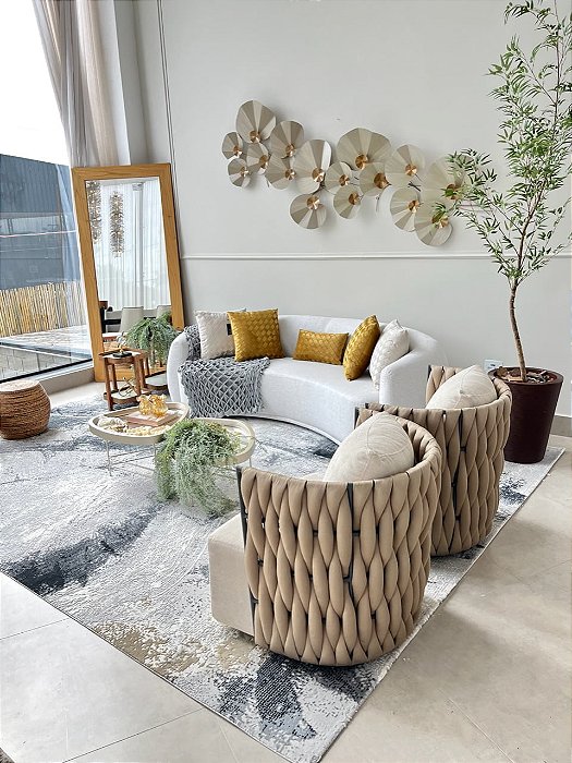 Tapete Versalhes White/d Gray D:ka08A 1,50x2,30