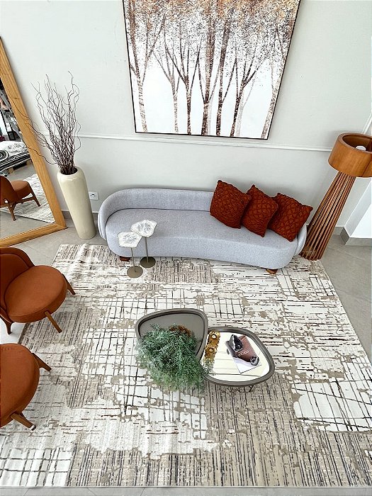 Tapete Marrocos Verde/ Terracota D:01