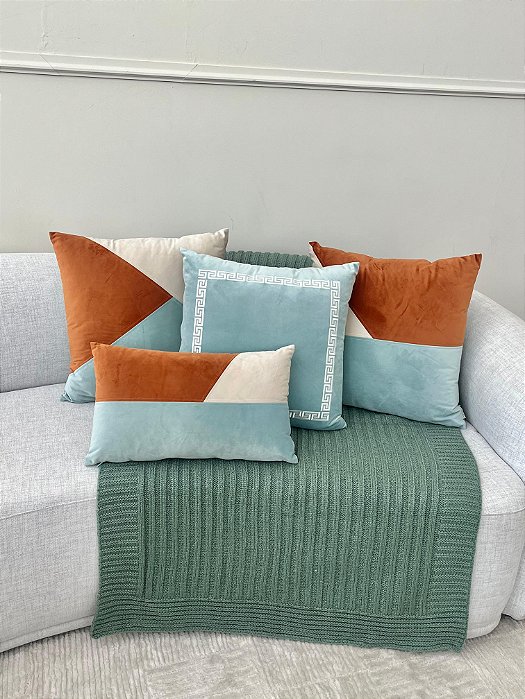 conjunto com 4 Almofadas Tiffany