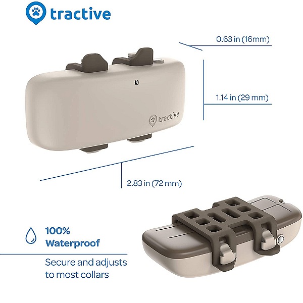 Rastreador GPS Tractive para cães