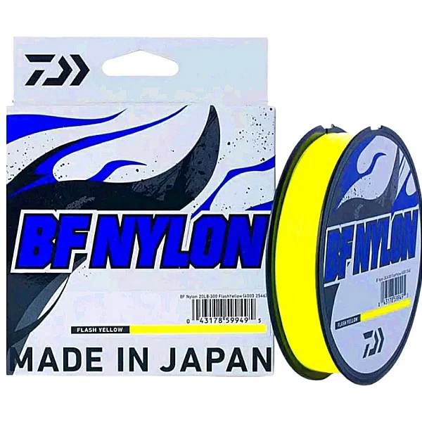 Linha Daiwa BF Nylon Monofilamento Amarela 300 Metros