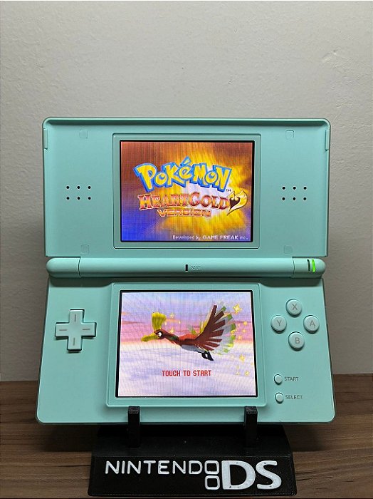 Nintendo Ds Lite Azul Gelo Lindo + R4 Com JOGOS