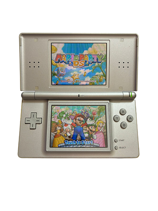 Nintendo Ds Lite Prata Lindo + R4 Com JOGOS