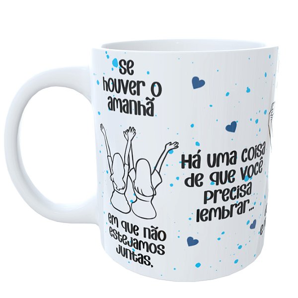 Caneca Melhores Amigas com Frases