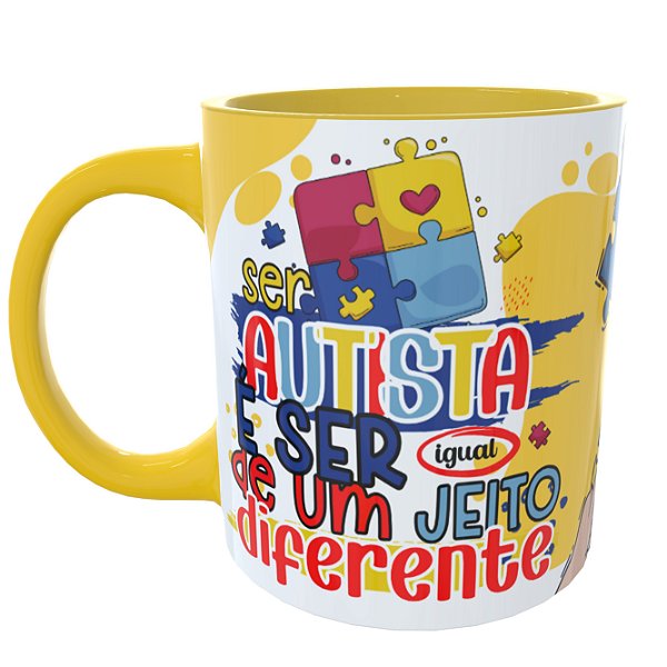Caneca Autismo ser Diferente