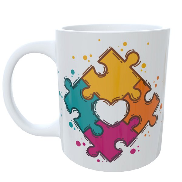 Caneca Autismo é Parte deste Mundo