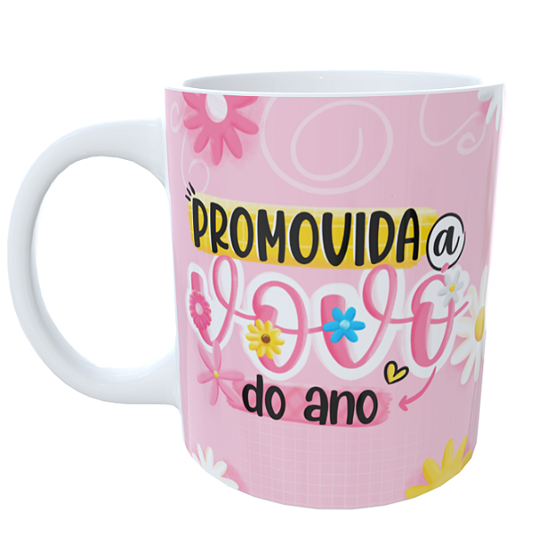 Caneca Promovida a Vovó do ano
