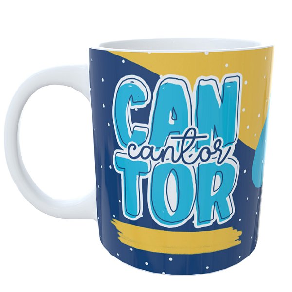 Caneca Flor Cantor
