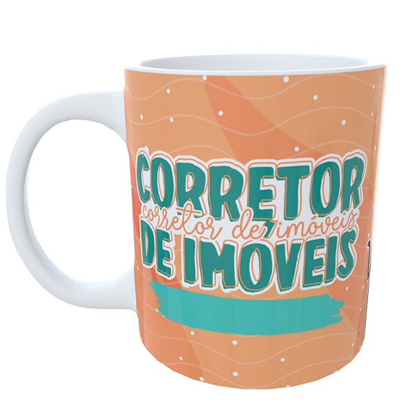 Caneca Flork Corretor de Imóveis