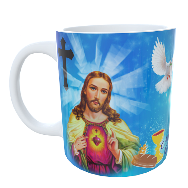 Caneca Minha 1° Comunhão Menino