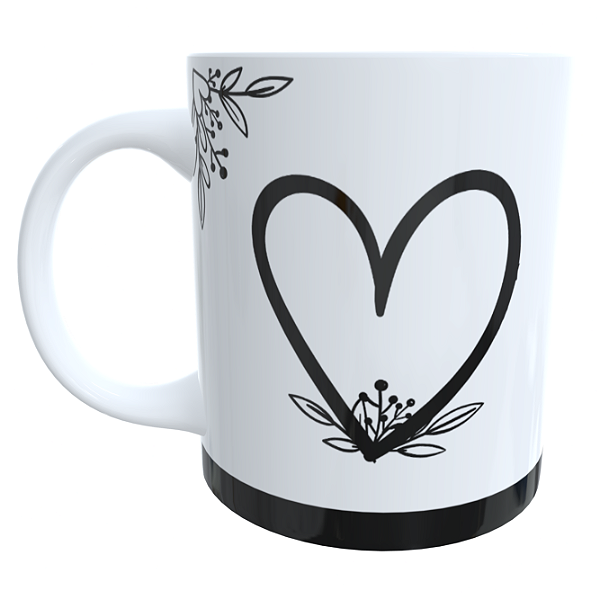 Caneca Noivos Desenho