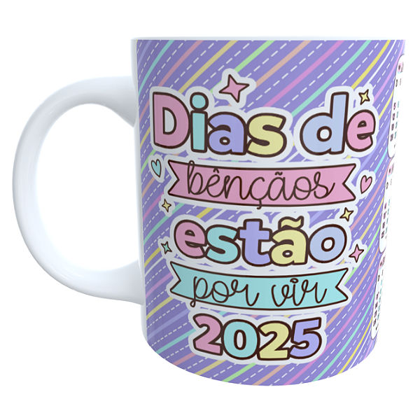 Caneca Calendário 2025 mod3
