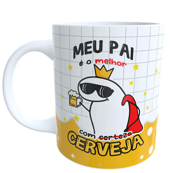 Caneca Pai com Cerveja