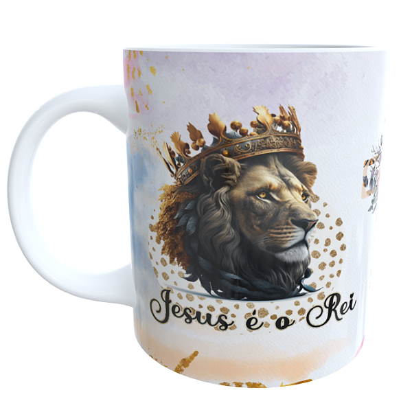 Caneca Jesus é o Rei