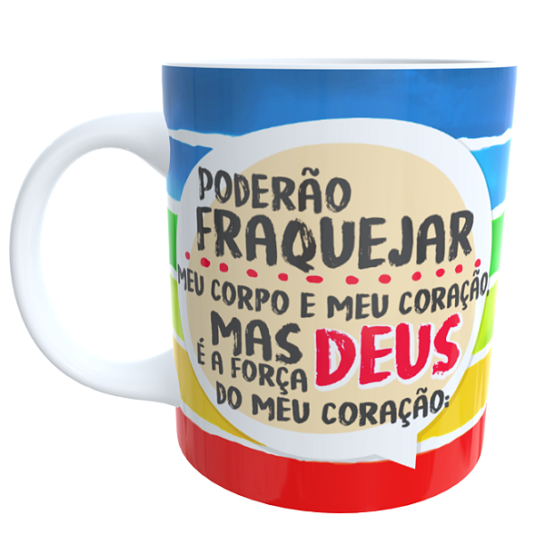 Caneca Versículo Salmos 73:26