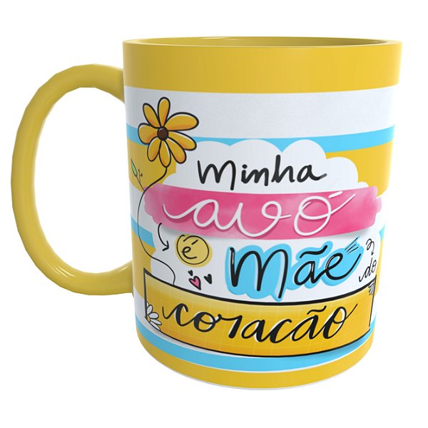 Caneca Minha Avó Mãe do Coração