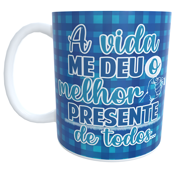 Caneca Dia dos Pais com Foto Mod1