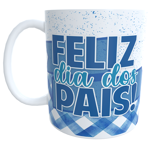 Caneca feliz dia dos Pais com Foto Mod2