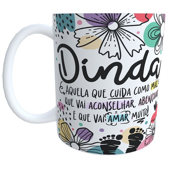 Caneca  Atributos de Dinda e Dindo