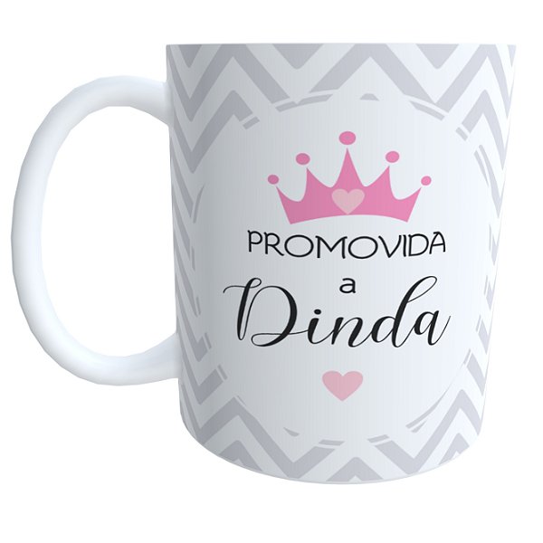 Caneca Aceita ser Meus Dindos Atribuições