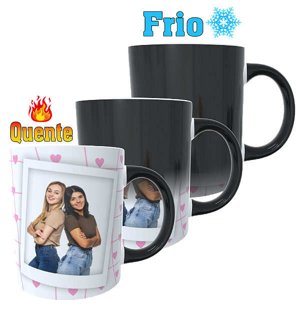 Caneca Mágica Amigas com Foto