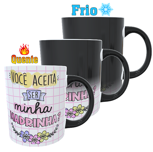 Caneca Mágica Dindos & Padrinhos