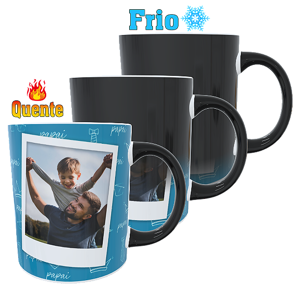 Caneca Mágica Para o Melhor Pai do Mundo com Foto