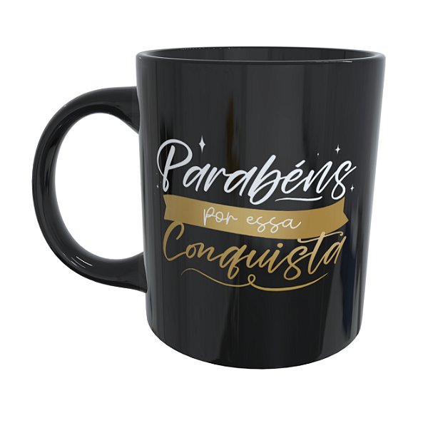 Caneca Formatura 100% Black 12 Modelos