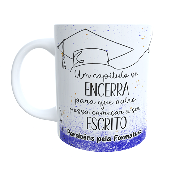 Caneca Formatura 5 Modelos Minimalista