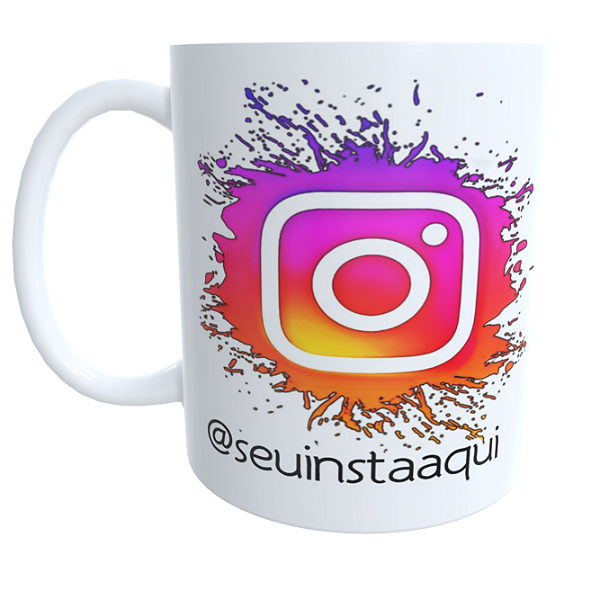 Caneca Instagram Com Nome
