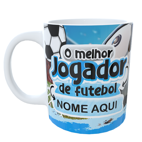 Caneca o Melhor Jogador de Futebol Com Nome