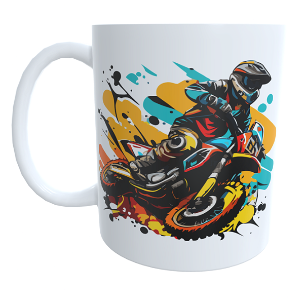 Caneca Motocross
