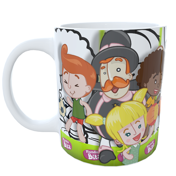 Caneca de Colorir Mundo Bita