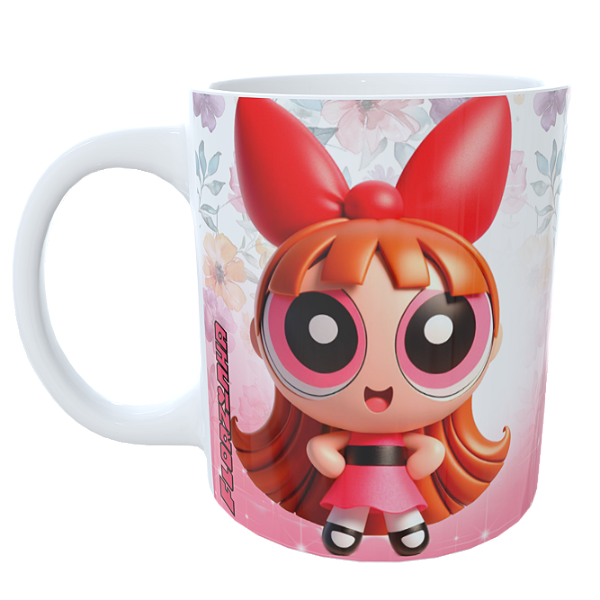Caneca Florzinha Meninas Super Poderosas