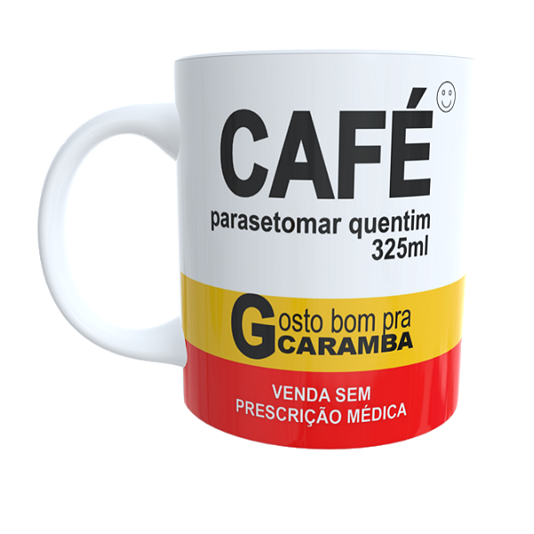 Caneca Remédio Café Parasetomar