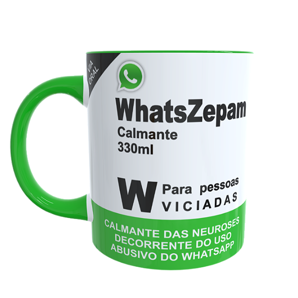 Caneca Remédio WhatsZepam