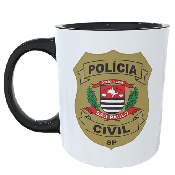 Caneca Polícia Civil Estados Com Nome