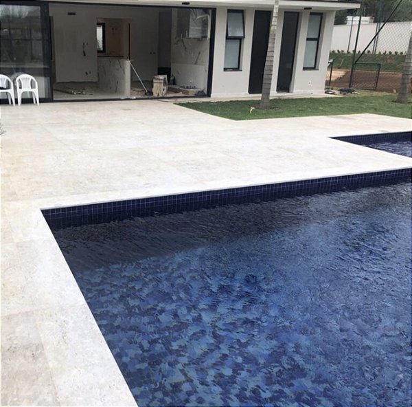 Piso Mármore Travertino Escovado 40 a 90 cm