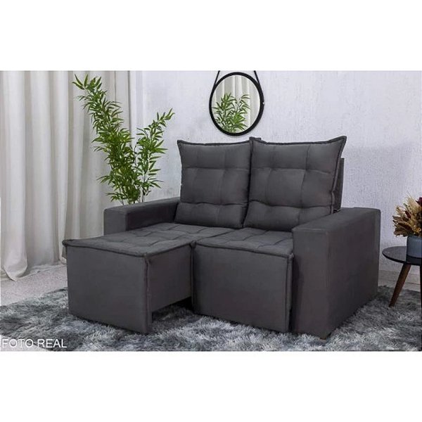 Sofá Retrátil Reclinável Rafaela 1.40m