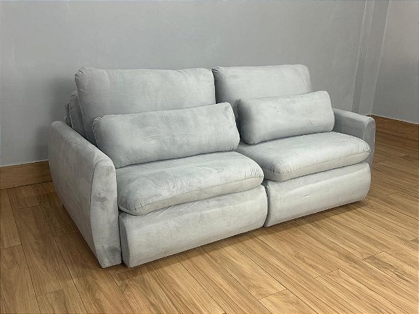 Sofá Cama Retrátil Reclinável Amaranto 2.30m