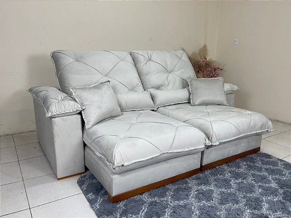 Sofá Retrátil e Reclinável Eros 2.50m