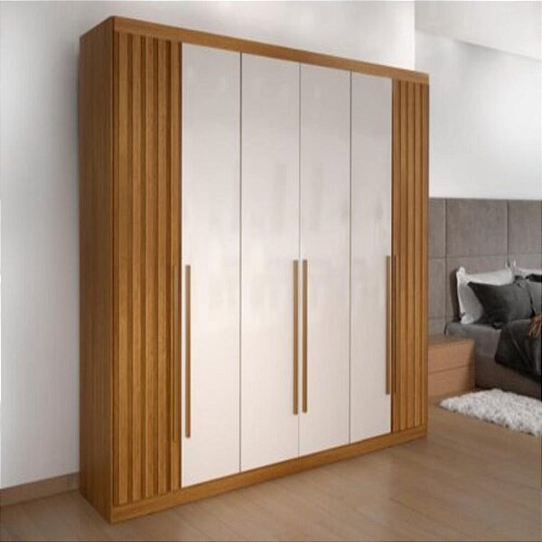 Roupeiro Guarda-Roupa Maldivas 2m Ripado 6P 6G