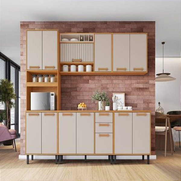 Cozinha Completa Nápoles 5 peças 2,70m - Itatiaia
