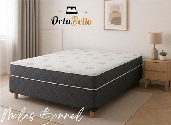Cama Box Casal Conjugada Molas Encasadas - Ortobello